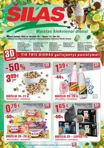Reklaminis laikraštis Šilas, galioja nuo 2025-06-18 iki 2025-07-01.