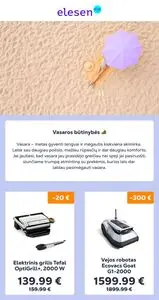 Reklaminis laikraštis Elesen (buv. Avitela ir Elektromarkt), galioja nuo 2025-06-25 iki 2025-07-01.
