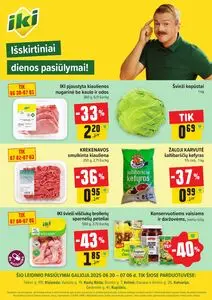 Reklaminis laikraštis Iki, galioja nuo 2025-06-30 iki 2025-07-06.