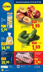 Reklaminis laikraštis Lidl, galioja nuo 2025-07-03 iki 2025-07-06.