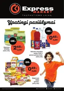 Reklaminis laikraštis Express Market, galioja nuo 2025-06-22 iki 2025-07-12.