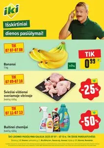 Reklaminis laikraštis Iki, galioja nuo 2025-07-07 iki 2025-07-13.