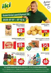 Reklaminis laikraštis Iki, galioja nuo 2025-07-07 iki 2025-07-13.