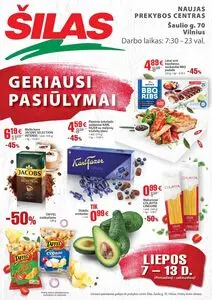 Reklaminis laikraštis Šilas, galioja nuo 2025-07-07 iki 2025-07-13.