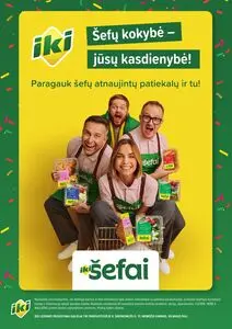 Reklaminis laikraštis Iki, galioja nuo 2025-07-10 iki 2025-07-13.
