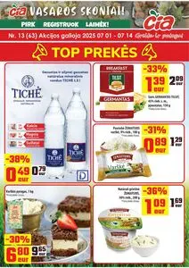 Reklaminis laikraštis Čia, galioja nuo 2025-07-01 iki 2025-07-14.