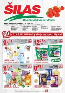 Reklaminis laikraštis Šilas, galioja nuo 2025-07-02 iki 2025-07-15.