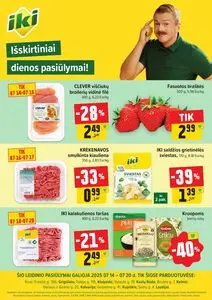 Reklaminis laikraštis Iki, galioja nuo 2025-07-14 iki 2025-07-20.