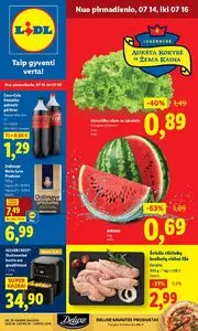 Reklaminis laikraštis Lidl, galioja nuo 2025-07-14 iki 2025-07-20.