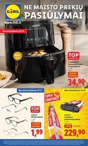 Reklaminis laikraštis Lidl, galioja nuo 2025-07-14 iki 2025-07-20.