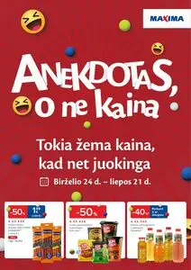 Reklaminis laikraštis Maxima, galioja nuo 2025-06-24 iki 2025-07-21.
