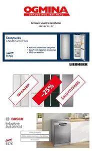Reklaminis laikraštis Ogmina, galioja nuo 2025-07-21 iki 2025-07-27.