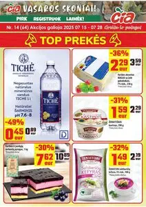 Reklaminis laikraštis Čia, galioja nuo 2025-07-15 iki 2025-07-28.