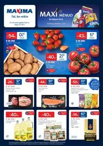 Reklaminis laikraštis Maxima, galioja nuo 2025-07-22 iki 2025-07-28.