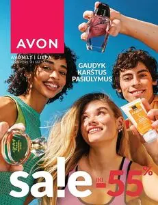 Reklaminis laikraštis Avon, galioja nuo 2025-07-01 iki 2025-07-31.