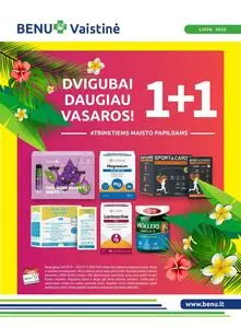 Reklaminis laikraštis BENU Vaistinė, galioja nuo 2025-07-01 iki 2025-07-31.