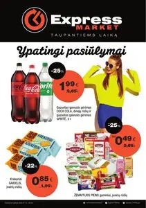 Reklaminis laikraštis Express Market, galioja nuo 2025-07-13 iki 2025-08-02.
