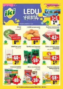 Reklaminis laikraštis Iki, galioja nuo 2025-07-28 iki 2025-08-03.