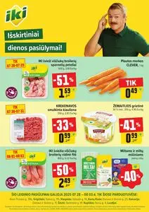 Reklaminis laikraštis Iki, galioja nuo 2025-07-28 iki 2025-08-03.