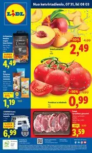 Reklaminis laikraštis Lidl, galioja nuo 2025-07-31 iki 2025-08-03.