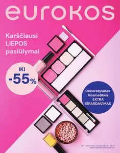 Reklaminis laikraštis Eurokos, galioja nuo 2025-07-03 iki 2025-08-04.