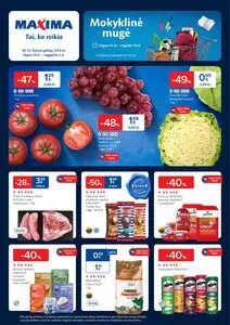 Reklaminis laikraštis Maxima, galioja nuo 2025-07-29 iki 2025-08-04.