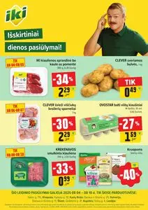 Reklaminis laikraštis Iki, galioja nuo 2025-08-04 iki 2025-08-10.