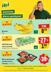 Reklaminis laikraštis Iki, galioja nuo 2025-08-04 iki 2025-08-10.
