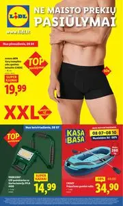 Reklaminis laikraštis Lidl, galioja nuo 2025-08-04 iki 2025-08-10.