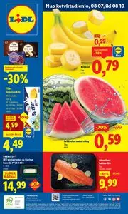 Reklaminis laikraštis Lidl, galioja nuo 2025-08-07 iki 2025-08-10.
