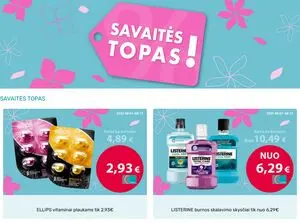 Reklaminis laikraštis Drogas, galioja nuo 2025-08-07 iki 2025-08-13.