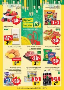 Reklaminis laikraštis Iki, galioja nuo 2025-08-11 iki 2025-08-17.