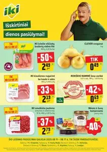 Reklaminis laikraštis Iki, galioja nuo 2025-08-11 iki 2025-08-17.