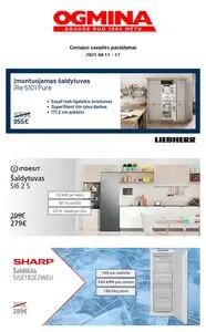 Reklaminis laikraštis Ogmina, galioja nuo 2025-08-11 iki 2025-08-17.