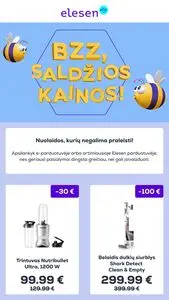Reklaminis laikraštis Elesen (buv. Avitela ir Elektromarkt), galioja nuo 2025-08-12 iki 2025-08-18.
