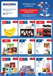 Reklaminis laikraštis Maxima, galioja nuo 2025-08-14 iki 2025-08-18.