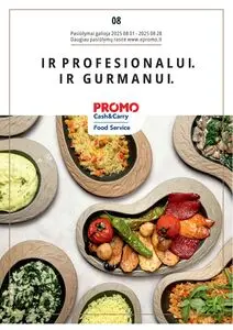 Reklaminis laikraštis Promo CashCarry, galioja nuo 2025-08-01 iki 2025-08-20.