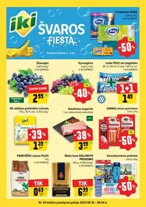 Reklaminis laikraštis Iki, galioja nuo 2025-08-18 iki 2025-08-24.