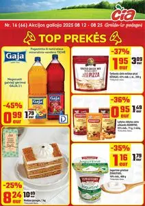 Reklaminis laikraštis Čia, galioja nuo 2025-08-12 iki 2025-08-25.