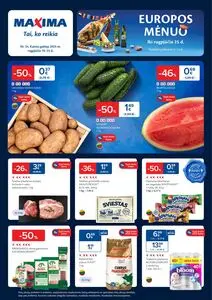 Reklaminis laikraštis Maxima, galioja nuo 2025-08-19 iki 2025-08-25.