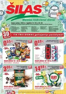 Reklaminis laikraštis Šilas, galioja nuo 2025-08-13 iki 2025-08-26.