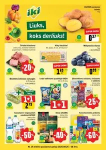 Reklaminis laikraštis Iki, galioja nuo 2025-08-25 iki 2025-08-31.