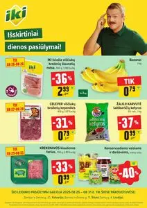 Reklaminis laikraštis Iki, galioja nuo 2025-08-25 iki 2025-08-31.