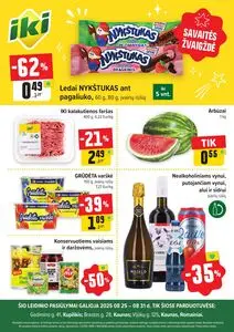 Reklaminis laikraštis Iki, galioja nuo 2025-08-25 iki 2025-08-31.