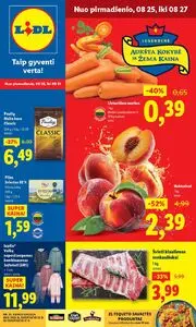 Reklaminis laikraštis Lidl, galioja nuo 2025-08-25 iki 2025-08-31.
