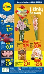 Reklaminis laikraštis Lidl, galioja nuo 2025-08-28 iki 2025-08-31.