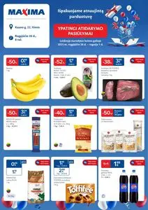 Reklaminis laikraštis Maxima, galioja nuo 2025-08-26 iki 2025-09-01.