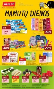Reklaminis laikraštis Rimi, galioja nuo 2025-08-26 iki 2025-09-01.