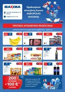 Reklaminis laikraštis Maxima, galioja nuo 2025-08-28 iki 2025-09-01.