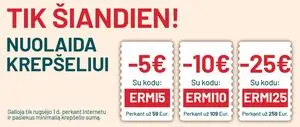 Reklaminis laikraštis Ermitažas, galioja nuo 2025-09-01 iki 2025-09-01.